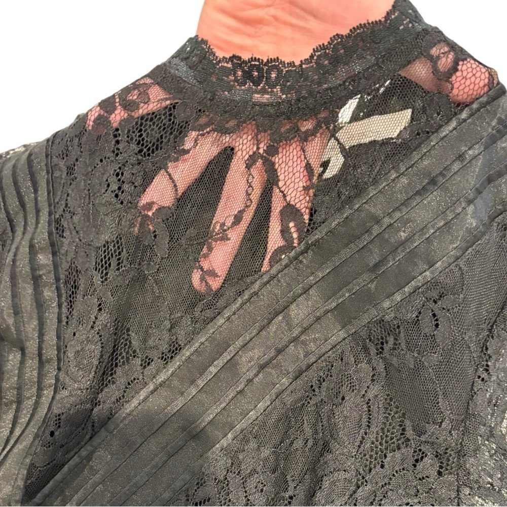 Lovers + Friends Lorde Dress in Night Elegant Black Lace Dress - Picture 7 of 11